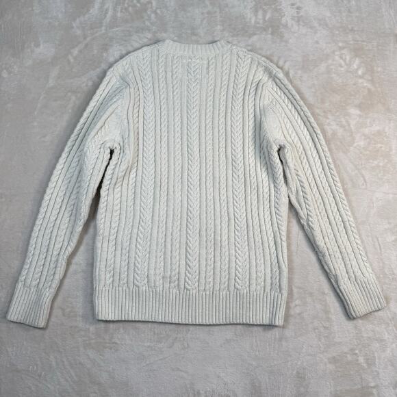 Long Wharf Supply Co. Women's Sag Harbor Sweater Cable Knit Fisherman Size S - Picture 4 of 7